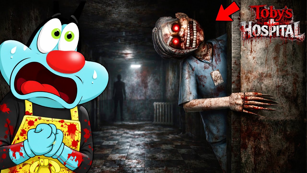 ESCAPING FROM TOBY’S HOSPITAL HORROR GAME - ft.Oggy