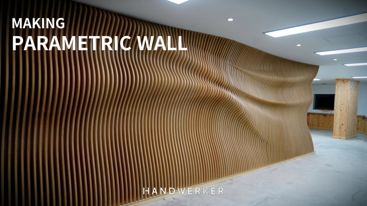 한트베르커 - 파라메트릭 디자인 Art wall 제작과정 [Making  parametric design wall]