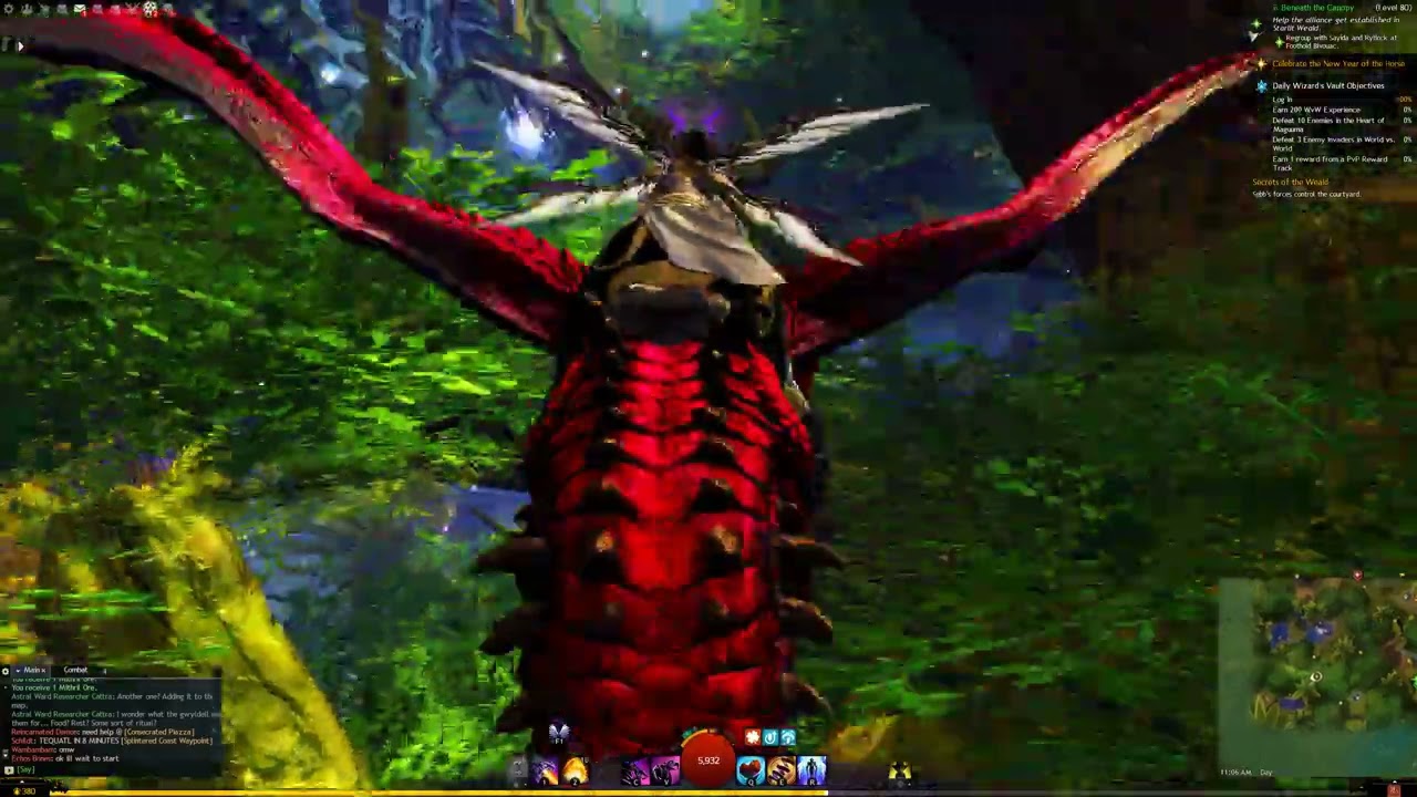 Guild Wars 2 2026 - Starlit Field Mastery Insight map 5 reachable