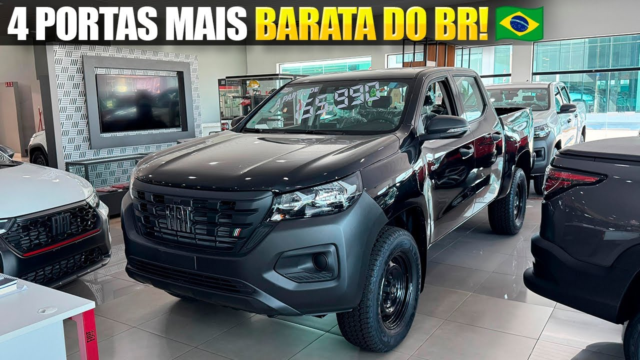 PRIMEIRO CONTATO COM A NOVA FIAT TITANO ENDURANCE, VERSÃO MAIS BÁSICA DE TRABALHO!