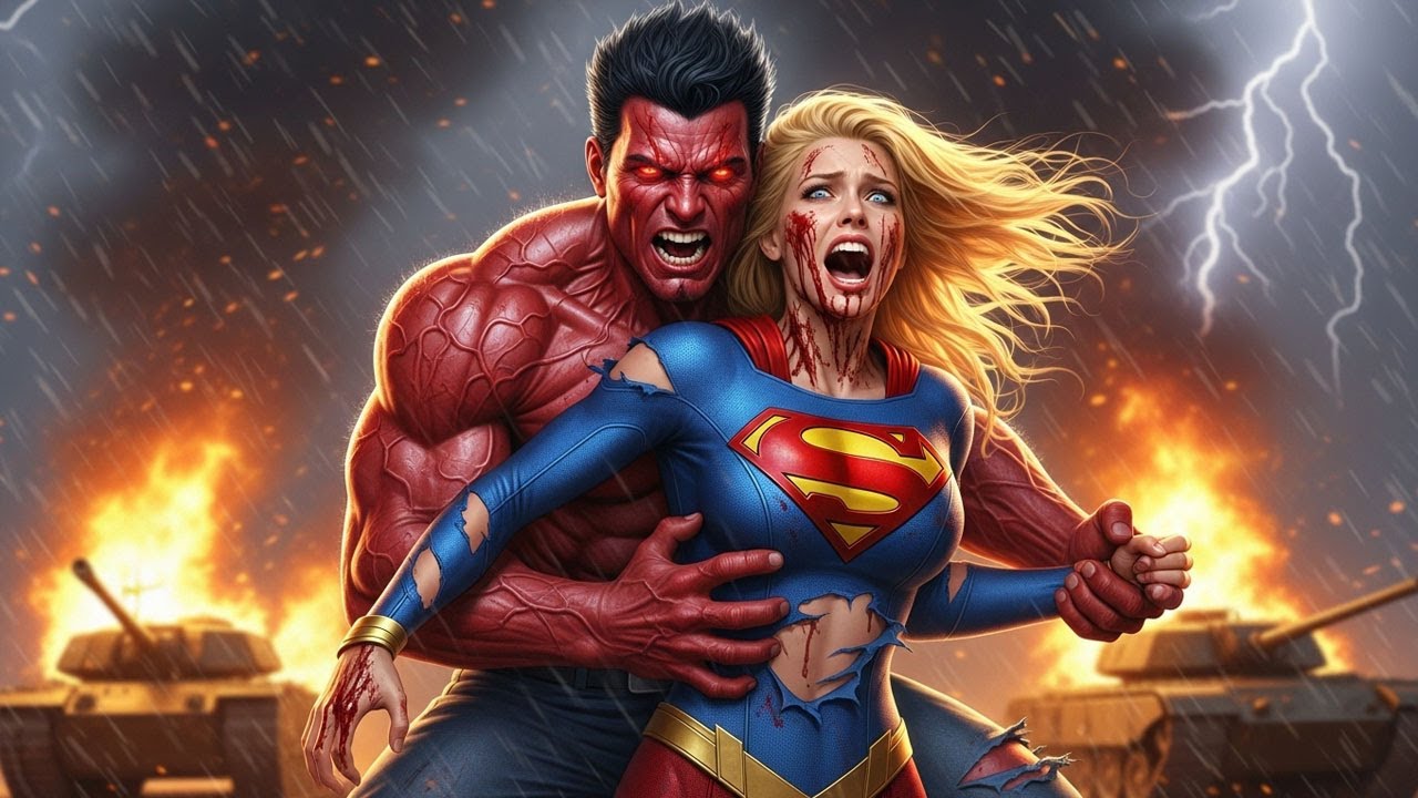 Superman, Supergirl & Hulk vs Red Hulk | Epic Final Battle Cinematic Story