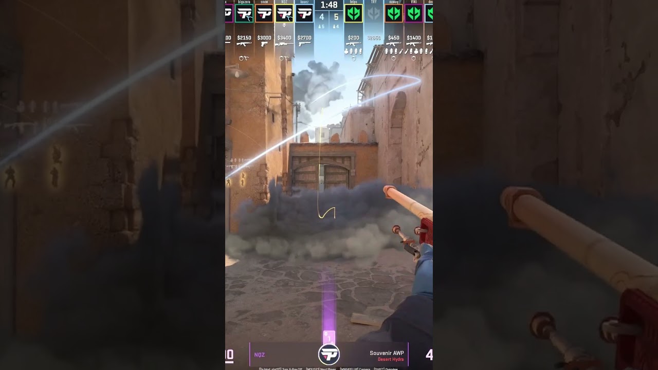 paiN Gaming INSANE Dust 2 Smoke Trick in CS2