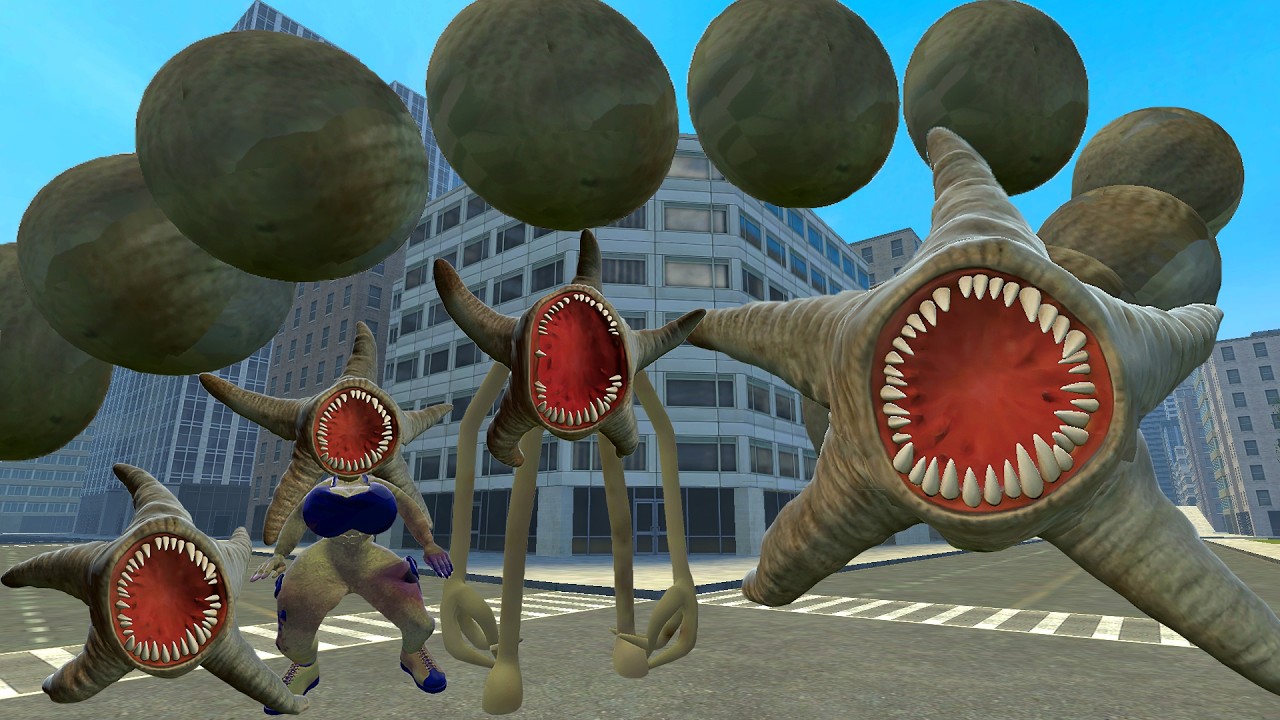 NEW EVOLUTION OF ROBLOX HUNGRY STAR FISH SEA MONSTER PHASE & INNYUME SMILEY'S in Garry's Mod!!!