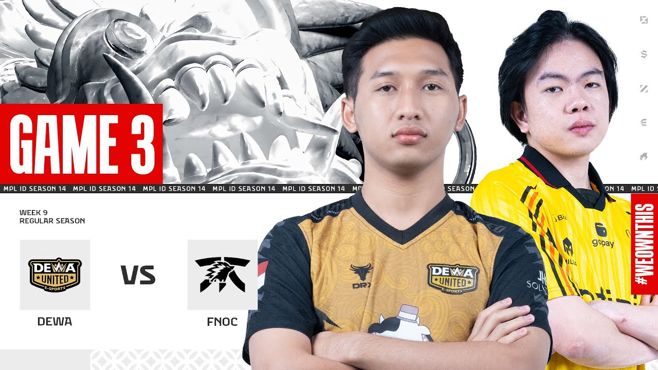 DEWA UNITED ESPORTS vs FNATIC ONIC | Regular Season Week 9 Day 3 | Game 3 | #MPLIDS14