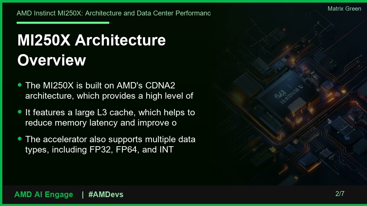 AMD Instinct MI250X: Architecture and Data Center Performance #AMDevs