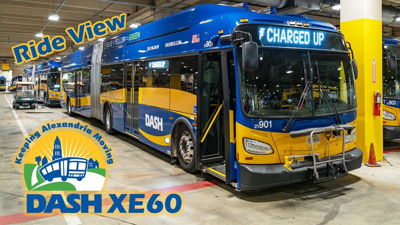 DASH Alexandria Transit Company New Flyer XE60 Ride