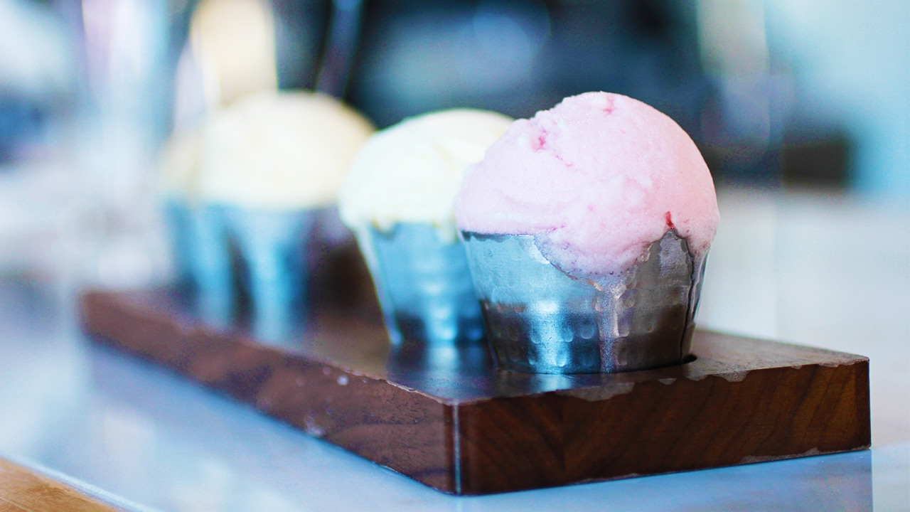 Delish Whiskey Ice Cream in Fresno