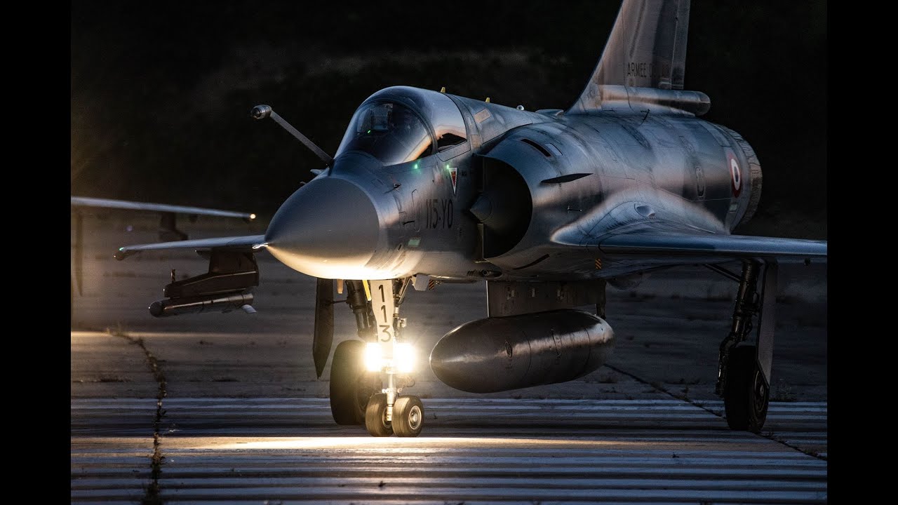 MIRAGE 2000 Vols de Nuit  AFTERBURNER POST COMBUSTION