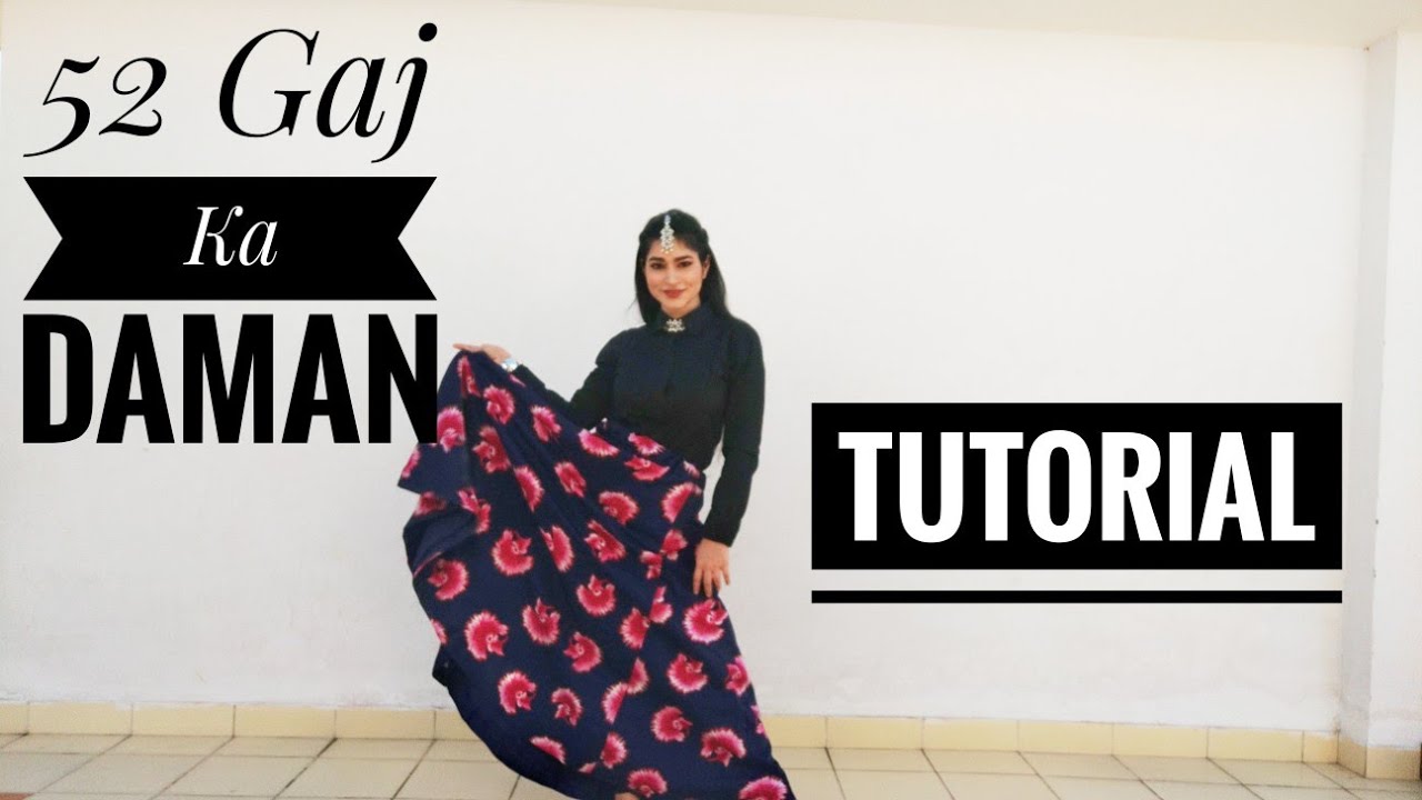 52 Gaj Ka Daman Tutorial | Renuka Panwar| Easy Dance steps on 52 Gaj Ka Daman | Vartika Saini Choreo