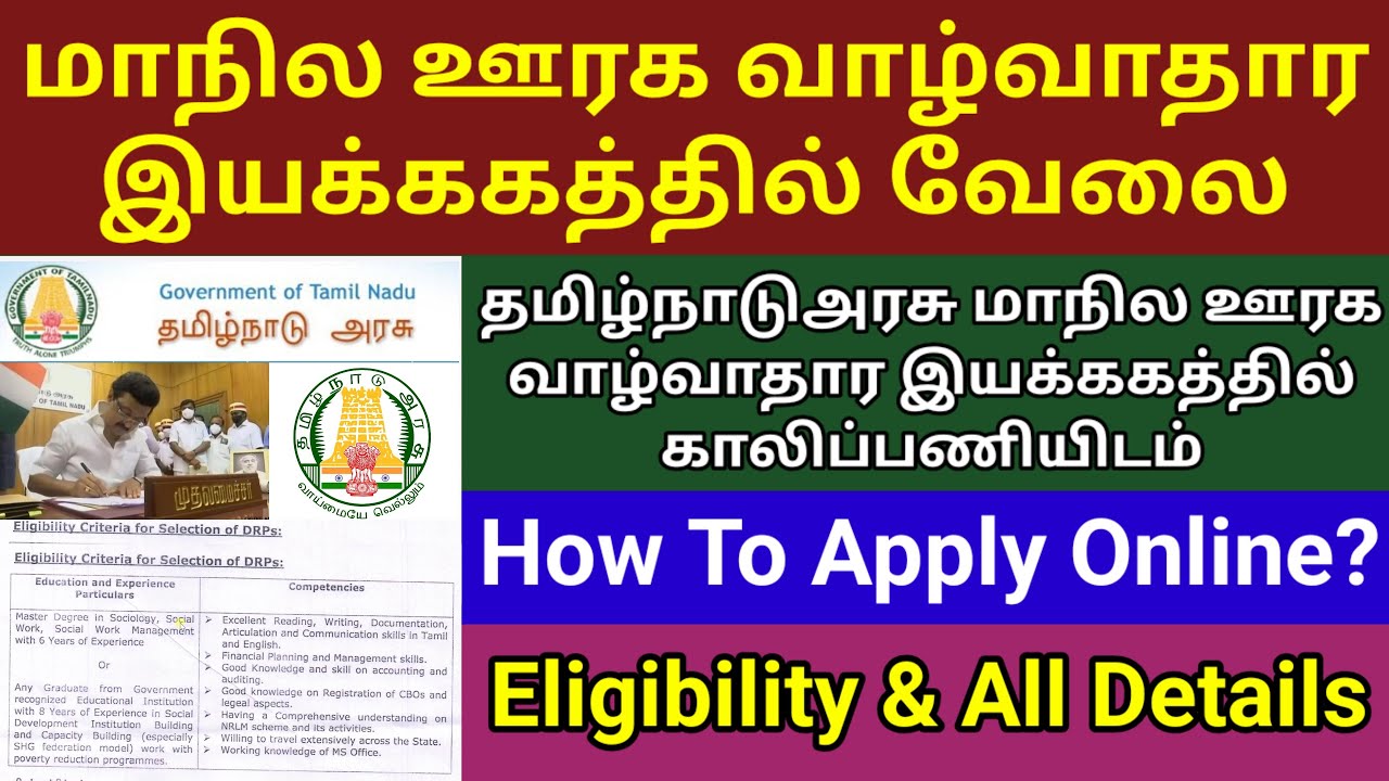 Apply The Post Of District Resource Person | Job Vacancy - Digital Technology Channel