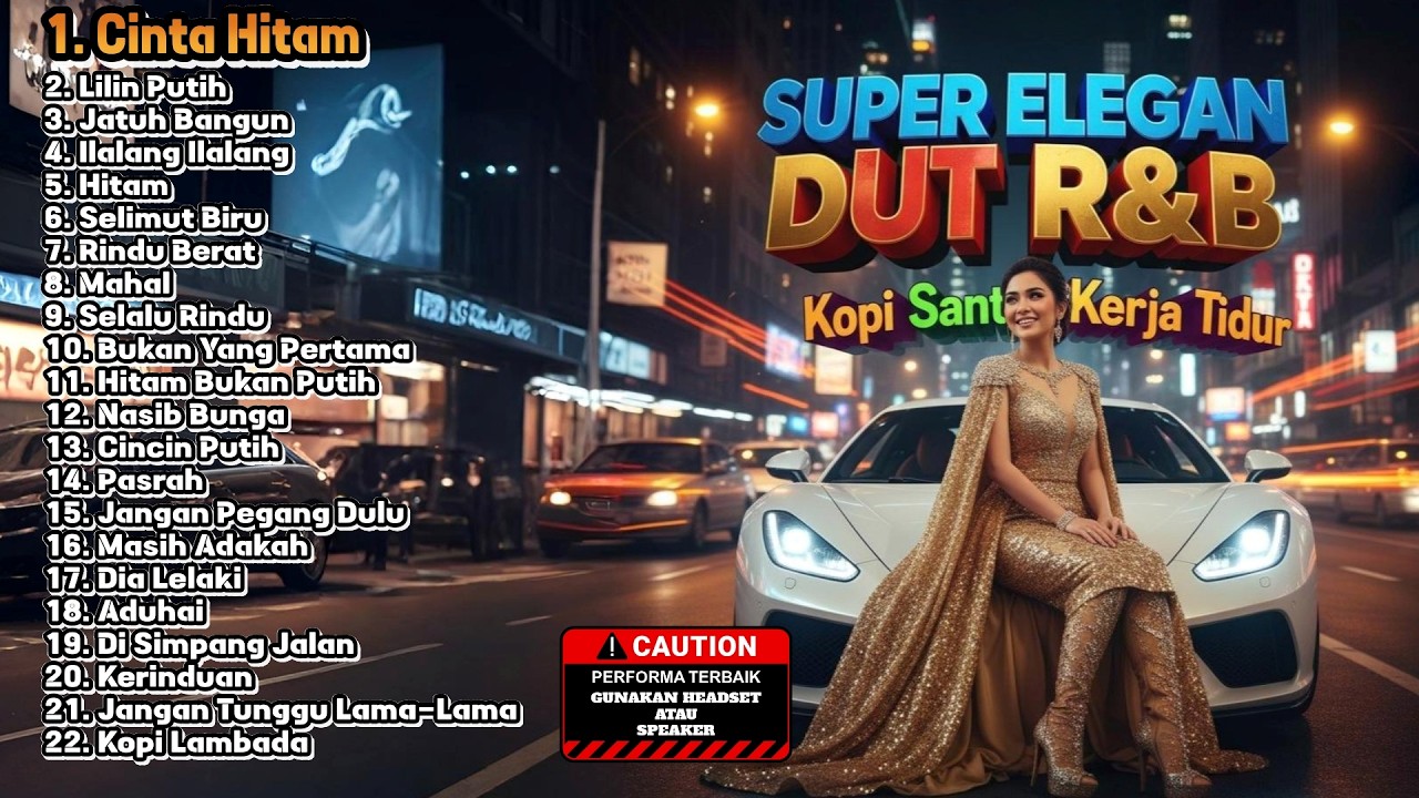SUPER ELEGAN DUT R&B - Kopi Santai Kerja Tidur (Cinta Hitam)