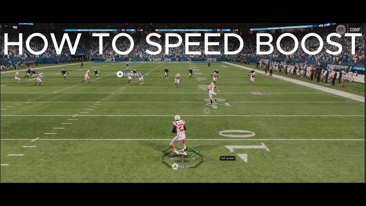 How to speed boost in Madden NFL 26
