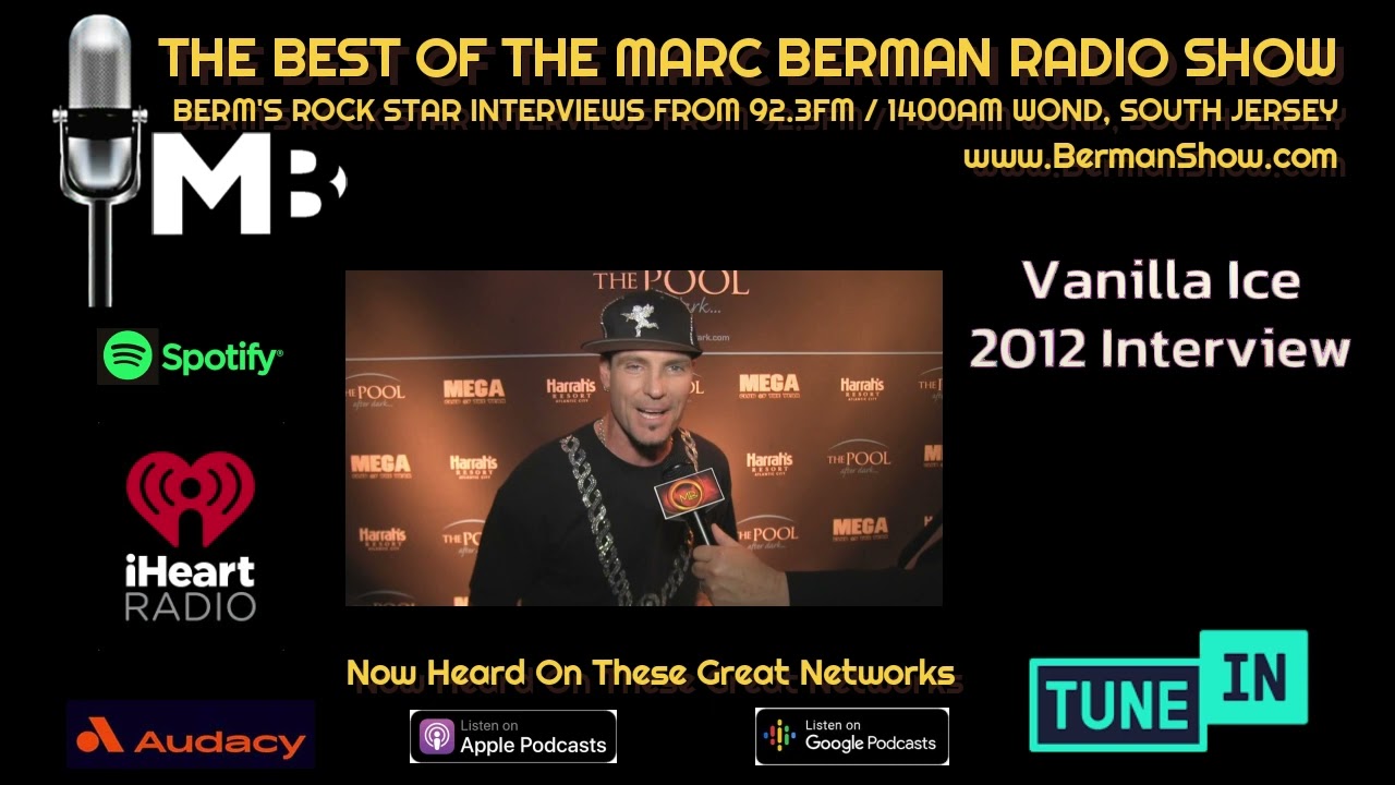 Vanilla Ice Interview 2012 Marc Berman Radio Show, Marc Berman Podcast