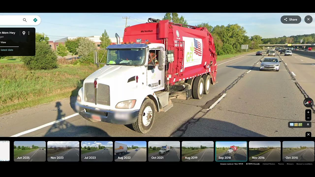Garbage Trucks On Google Maps Michigan