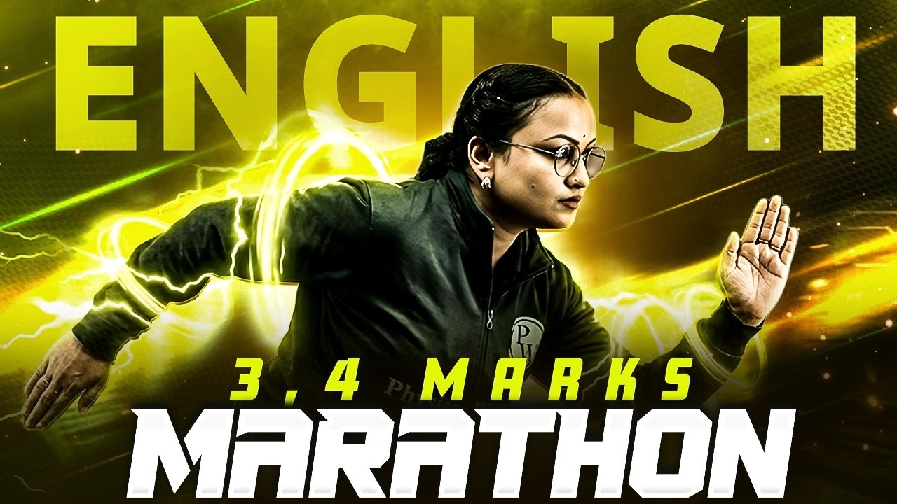 SSLC Public Exam 2026 English 3,4 Marks Marathon | PW Kerala