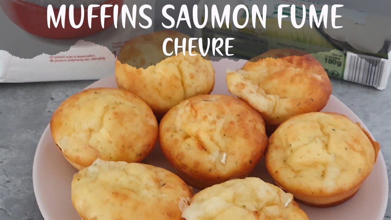 RECETTE : Muffins saumon fumé fromage de chèvre **LACHOUFAMILY**