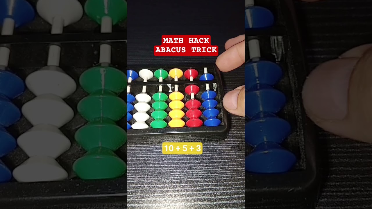 Abacus Trick: Solve in 10 Seconds! #AbacusChallenge #FastCalculations #MathFun