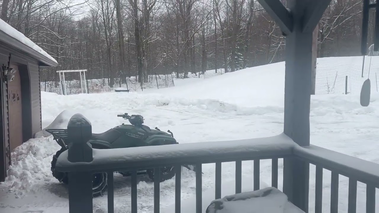 The Snow Continues in North Eastern Pennsylvania.