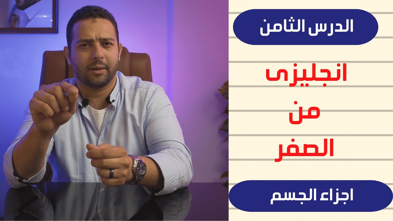 انجليزى من الصفر - اجزاء الجسم