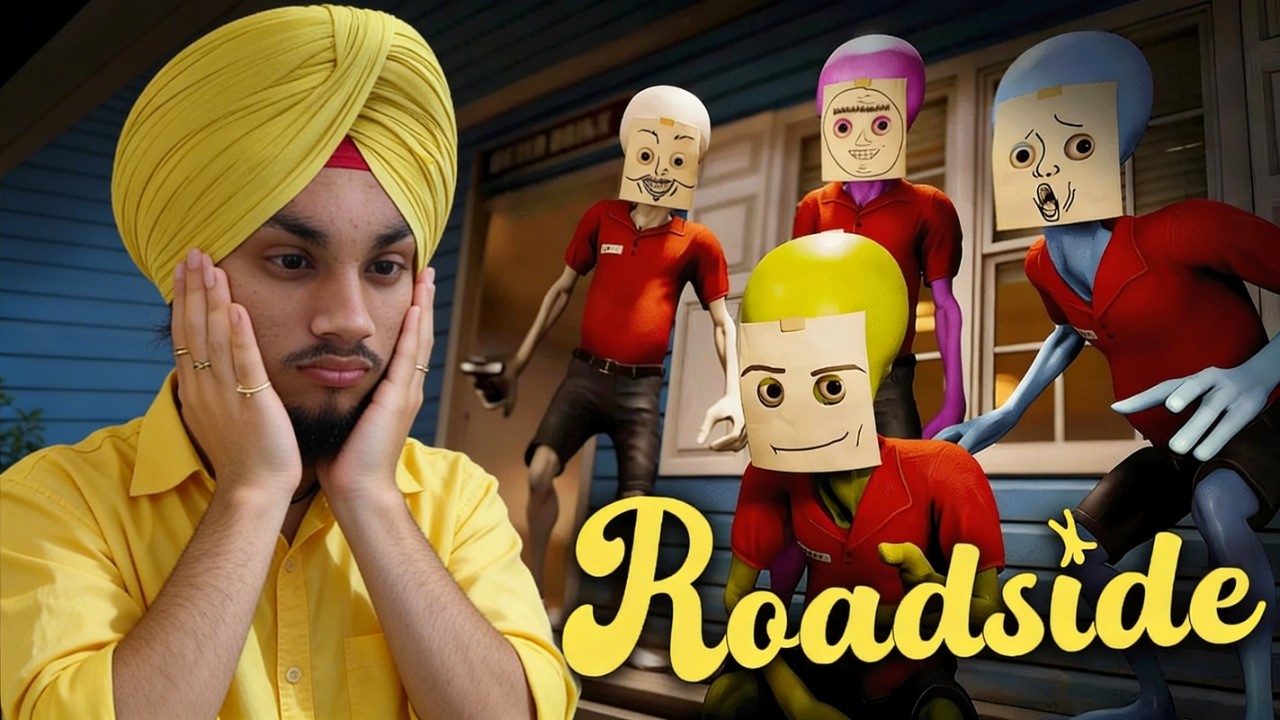 Aliens Researching about Humans Fun Gameplay || Roadside Research || Hindi/Punjabi