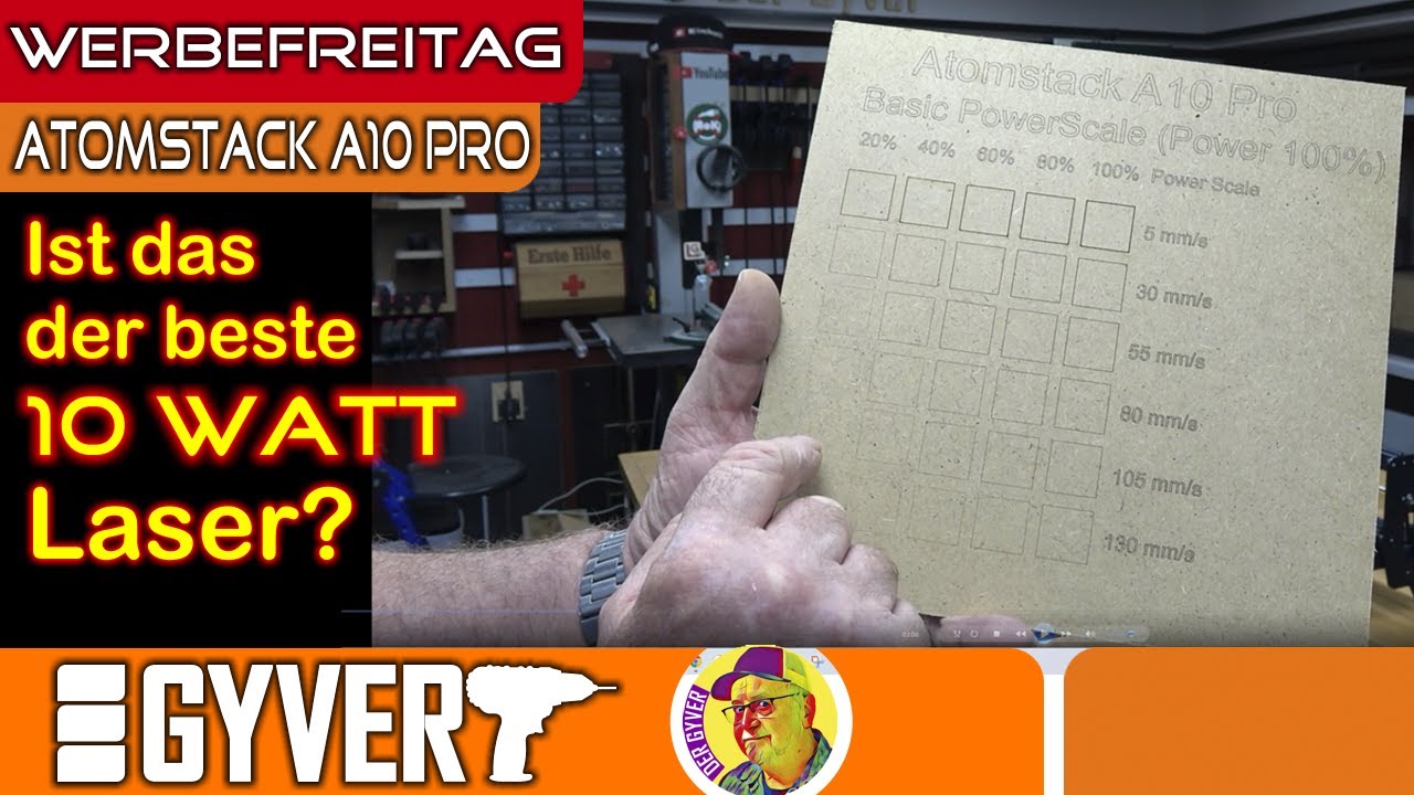 (ATOMSTACK A10 PRO) Ein wahrlich guter 10 Watt Laser