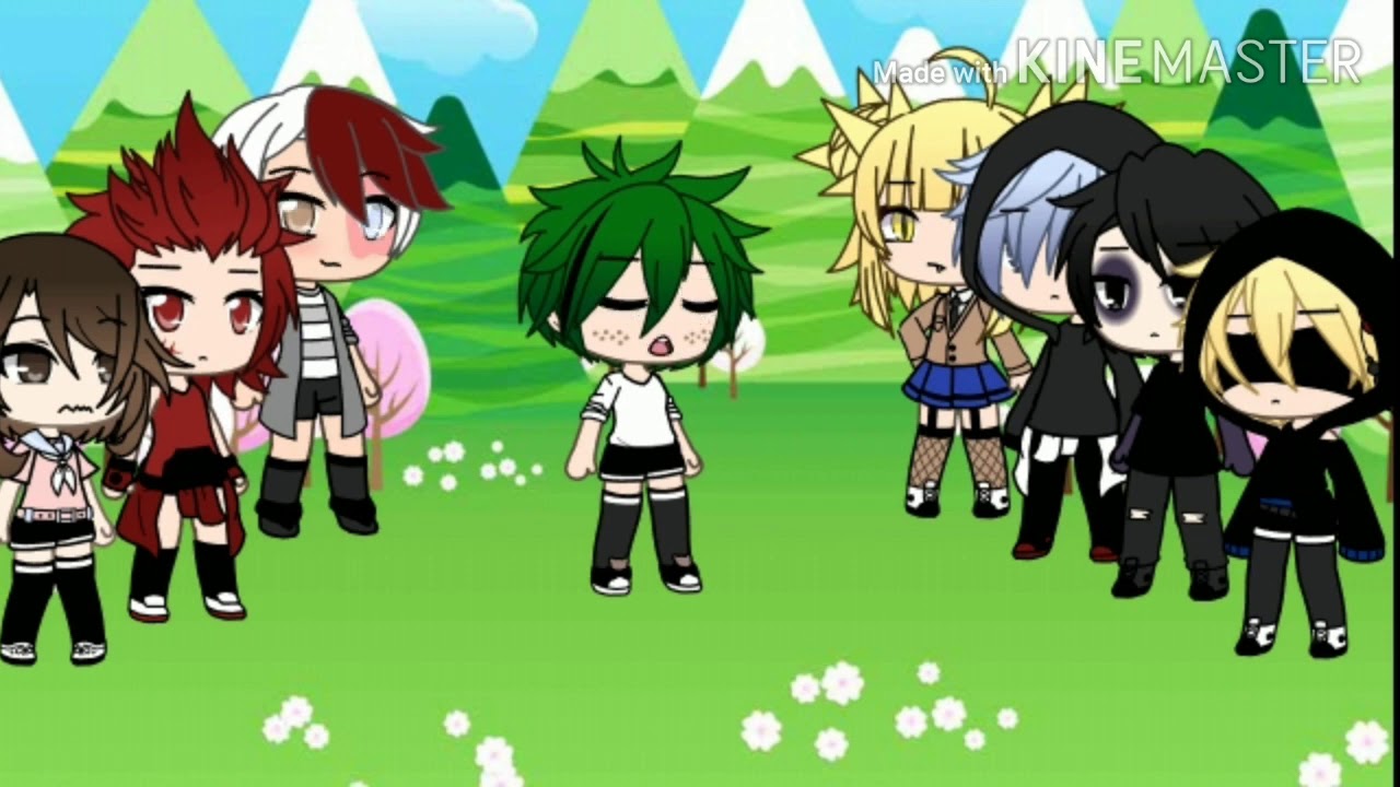 Singing battle bnha gacha life
