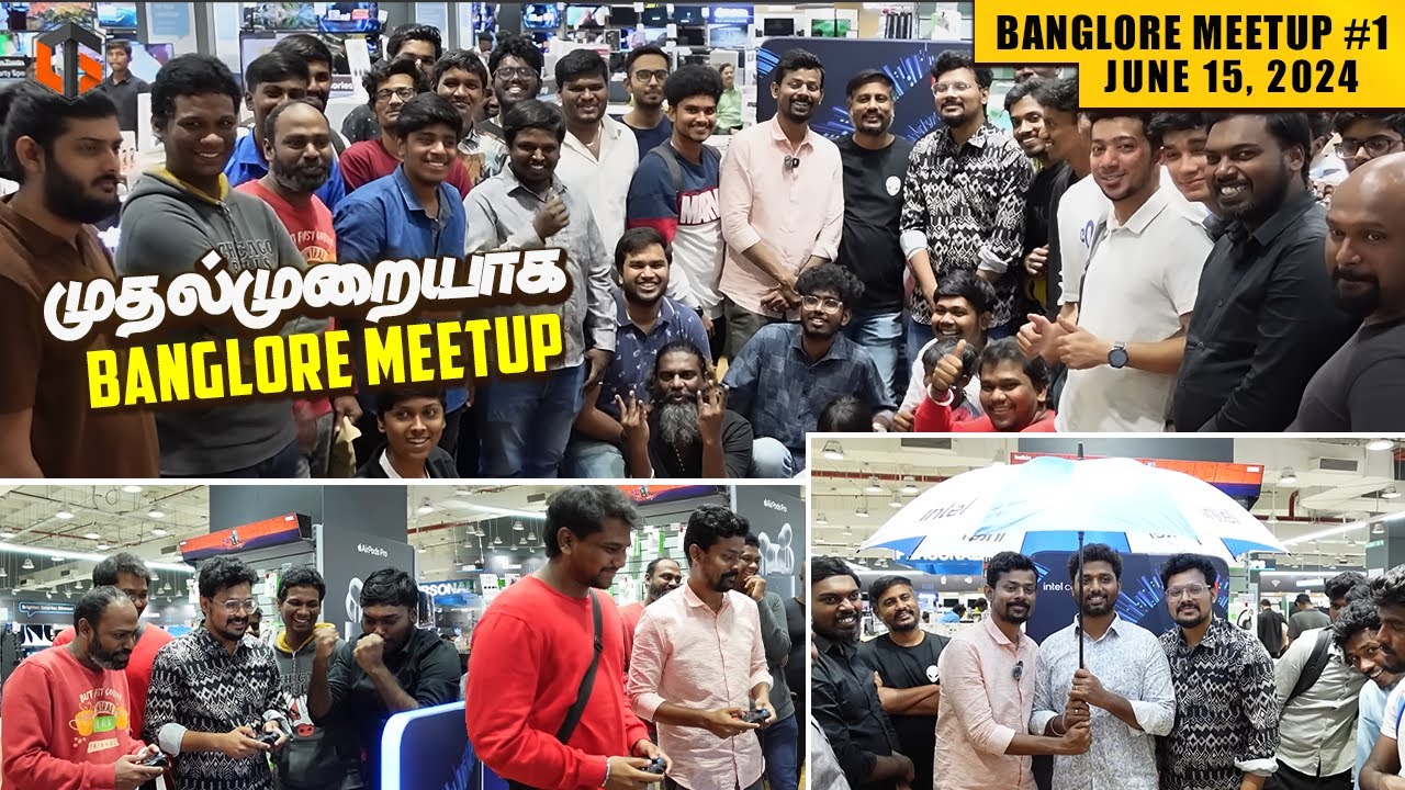 Tamil Gaming Bengaluru Meetup Vlog | Reliance Digital and Intel® Core™ Gaming Laptops #GameWithIntel