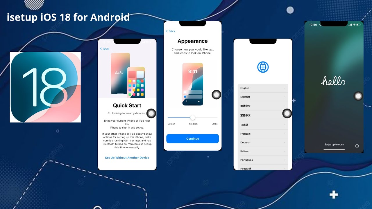 Setup iOS 18 for Android