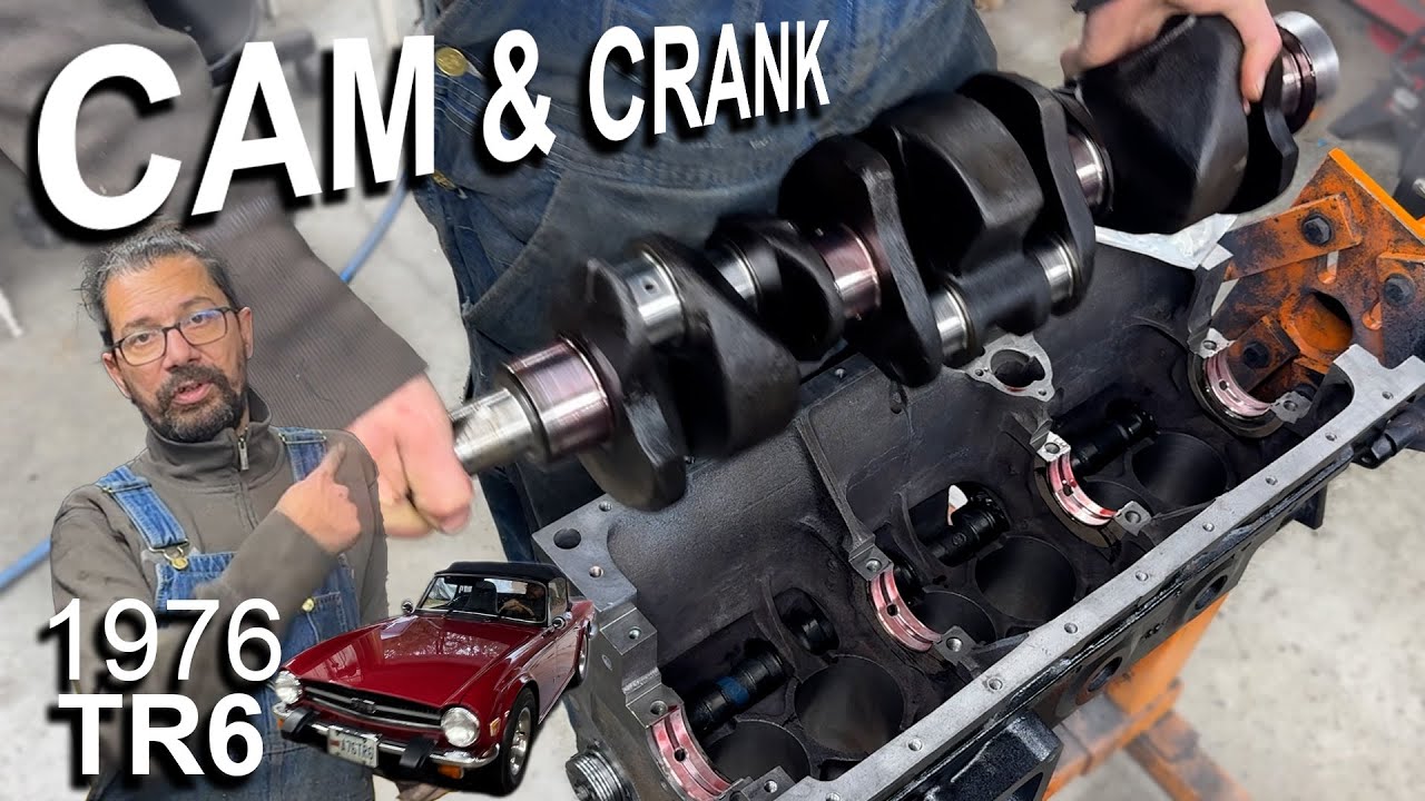 1976 TR6 project  - Part 8 - Engine Assembling Begins