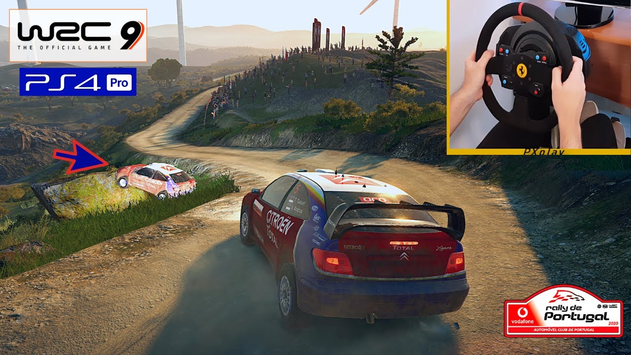 WRC 9 PS4 PRO - Citroën Xsara WRC 2005 at Rally Portugal Fafe (w/steering wheel) | Thrustmaster T300