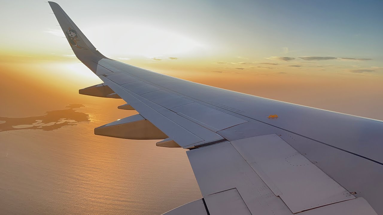 [SUNSET DEPARTURE IN 4K] Scoot Airbus A321NEO Takeoff from Perth