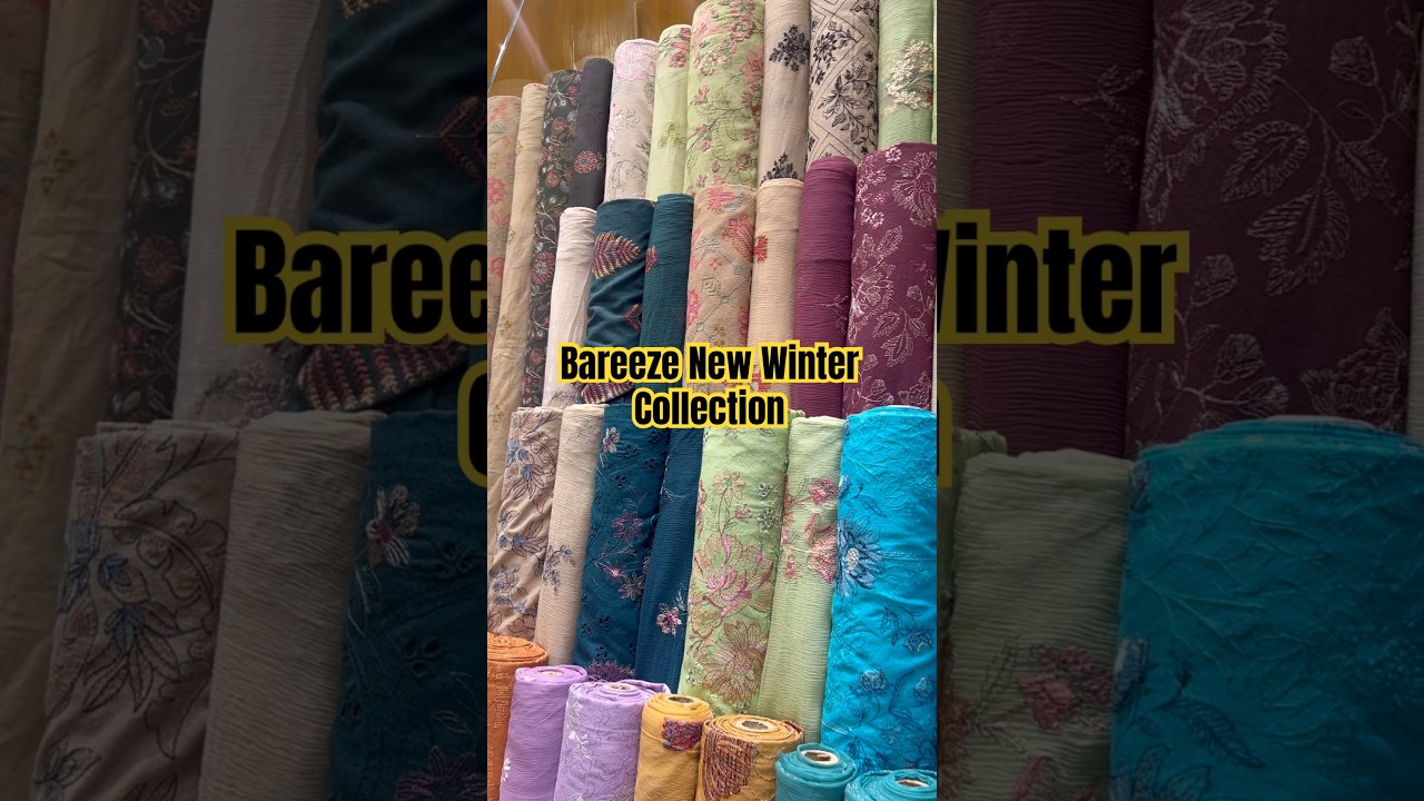 Bareeze New Winter Collection 2025 || #bareeze #winter #ytshorts #fyp