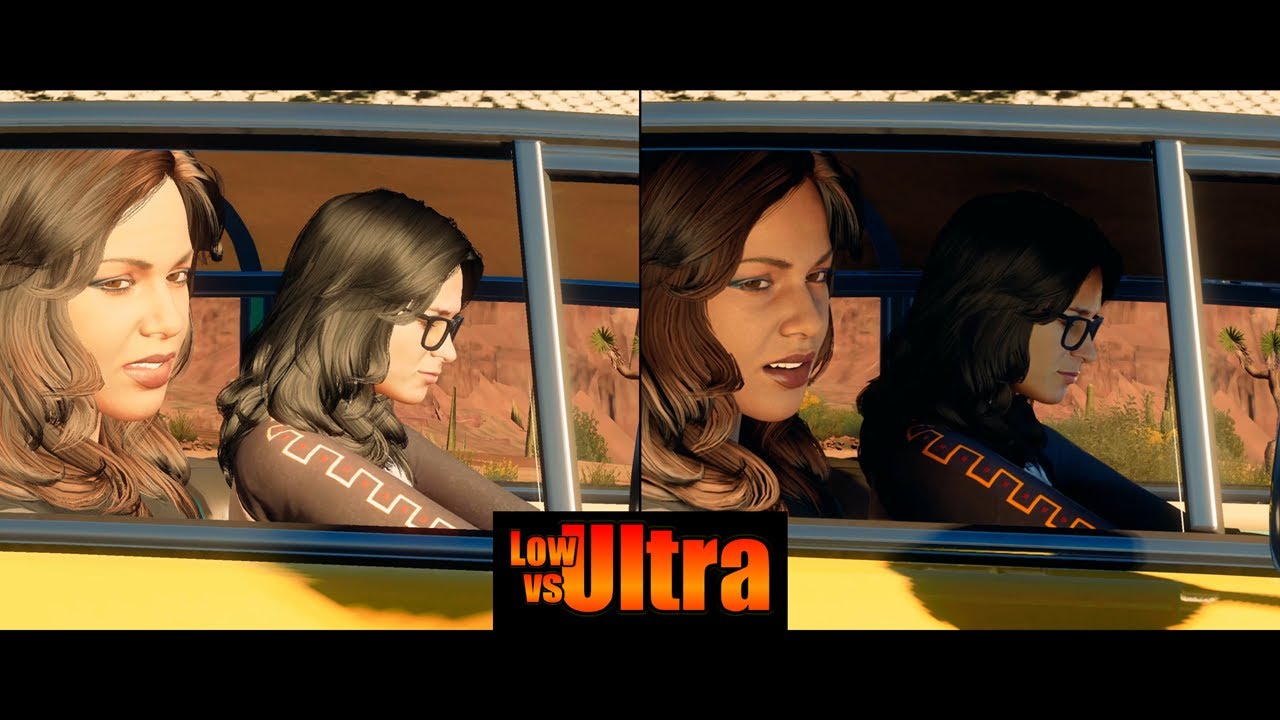 Saint's Row Low vs Ultra Settings on RTX 5090, 4K 60fps