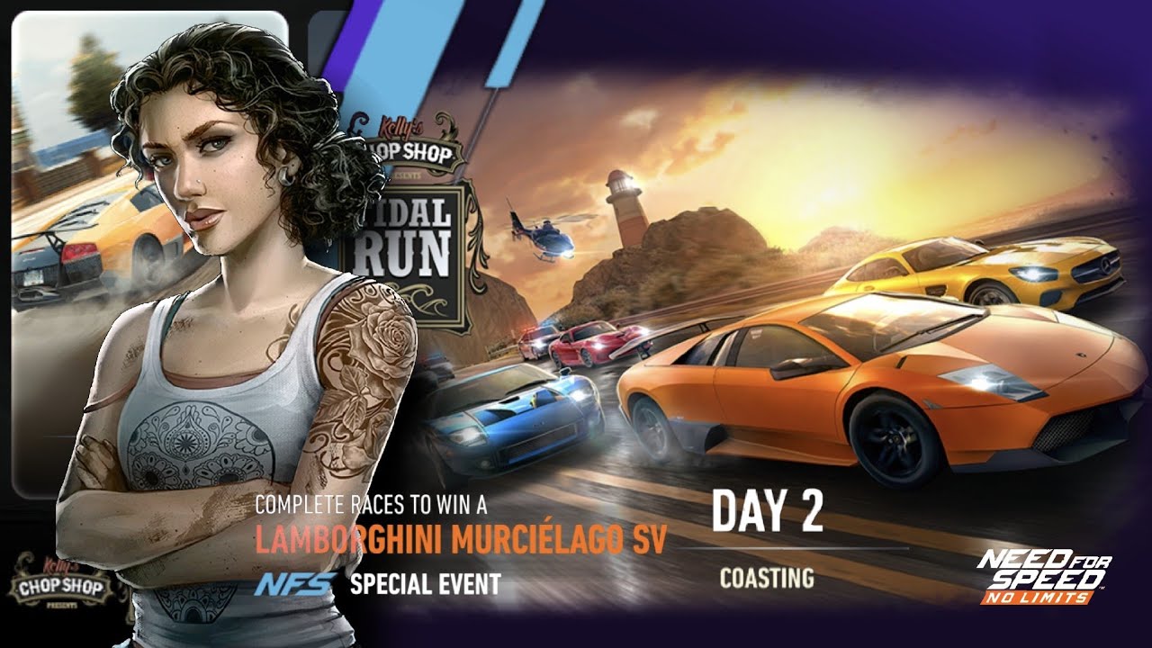 Lamborghini Murciélago SV  Day 2  COASTING | NFS No Limits  Tidal Run