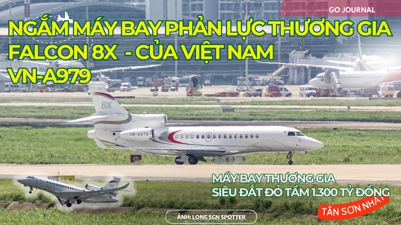 Новейший VIP-джет Вьетнама появился неожиданно — утром в понедельник в Таншоннят!