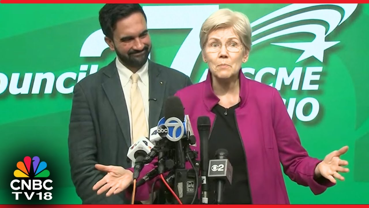 Elizabeth Warren Boosts Zohran Mamdani as a Model for Democratic Victory | New York Mayor | N18G