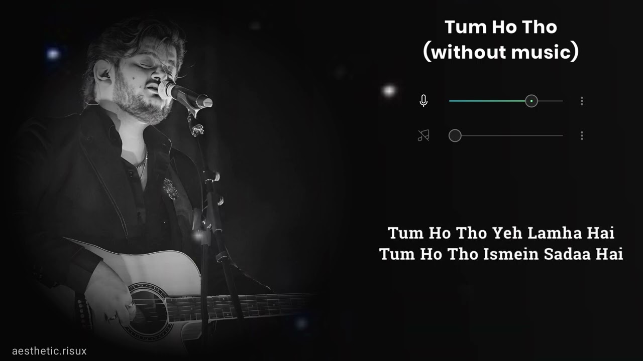 Tum Ho Toh | Without Music (only vocals) | Vishal Mishra | Saiyaara | Aesthetic.risux