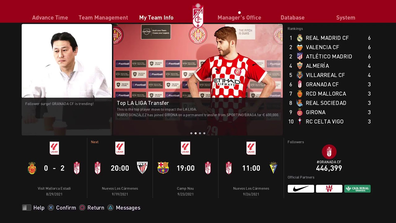 PES26 Granada Master League