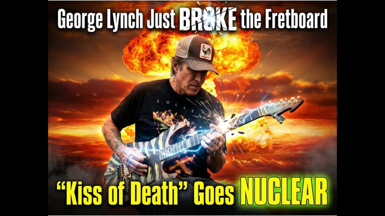 George Lynch Just BROKE the Fretboard 😳🔥 | “Kiss of Death” Goes NUCLEAR #georgelynch #scarygroove