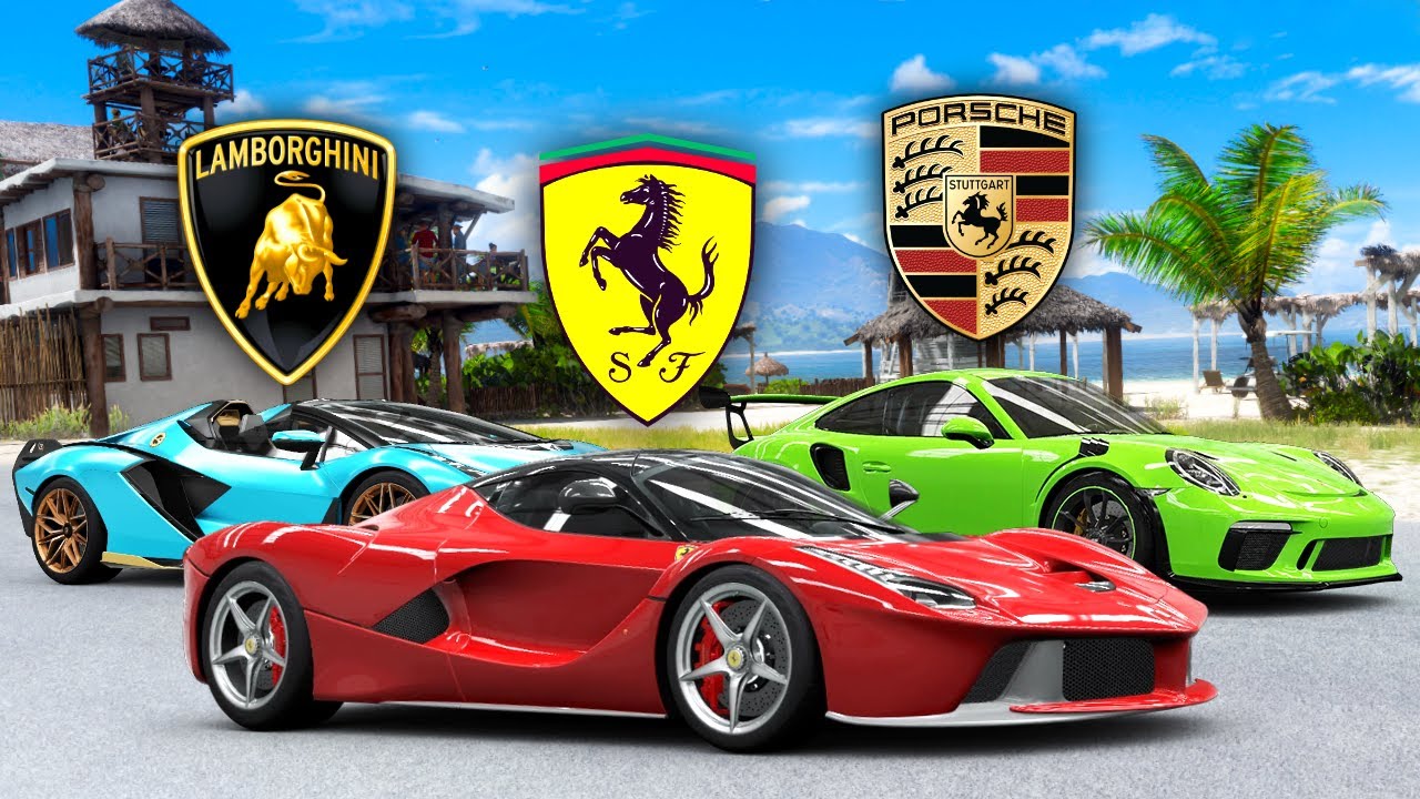 Lambo vs Ferrari vs Porsche! - Forza Horizon 5