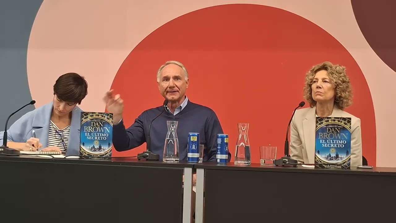 Rueda de prensa de Dan Brown por su novela 'El último secreto'