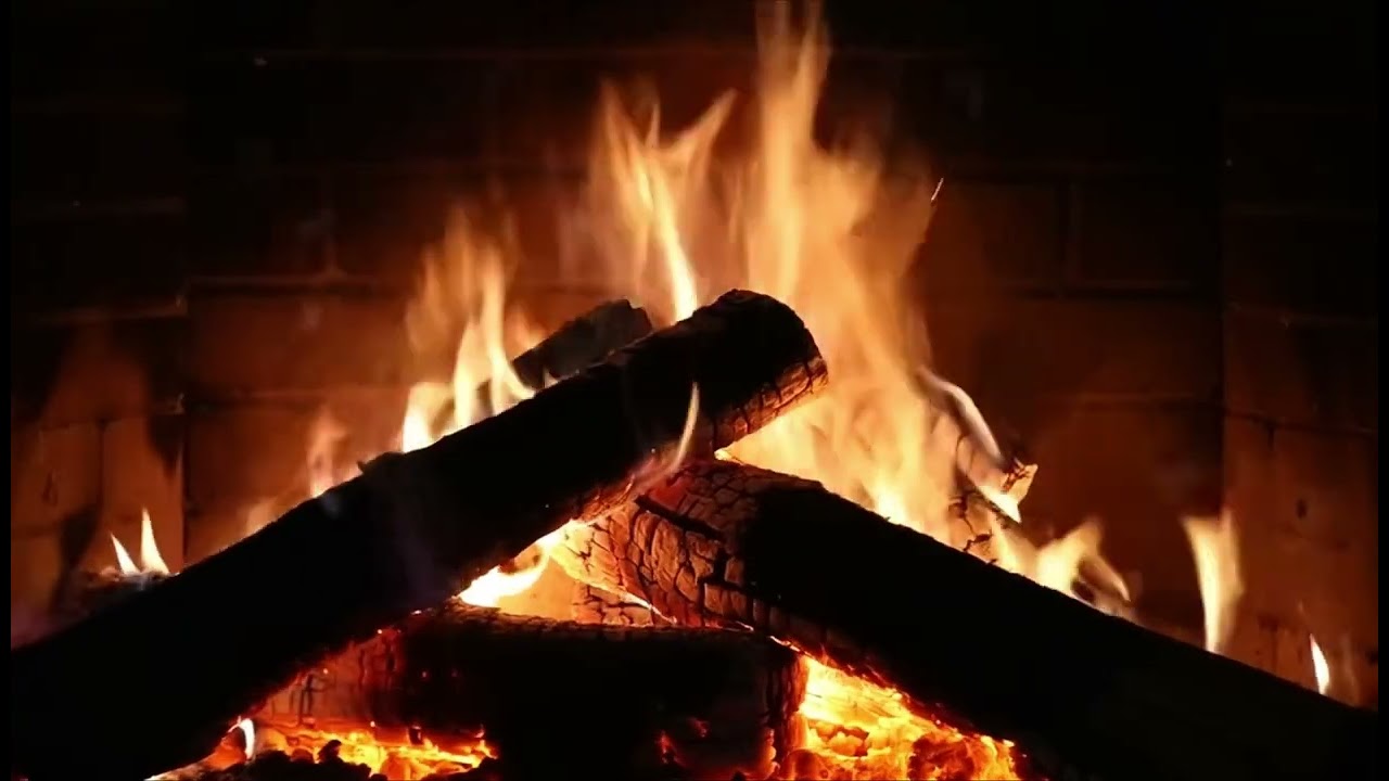 Jazz Fireplace 🔥 4 Hours of Cozy Crackling Fire & Smooth Jazz for Relaxation, Work & Sleep