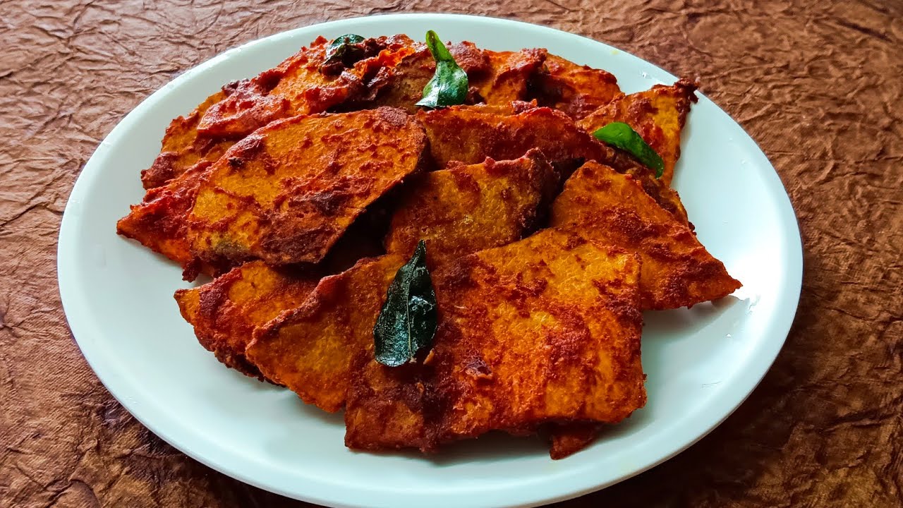Elephant foot yam crispy fry recipe Aafrin cooking everyday