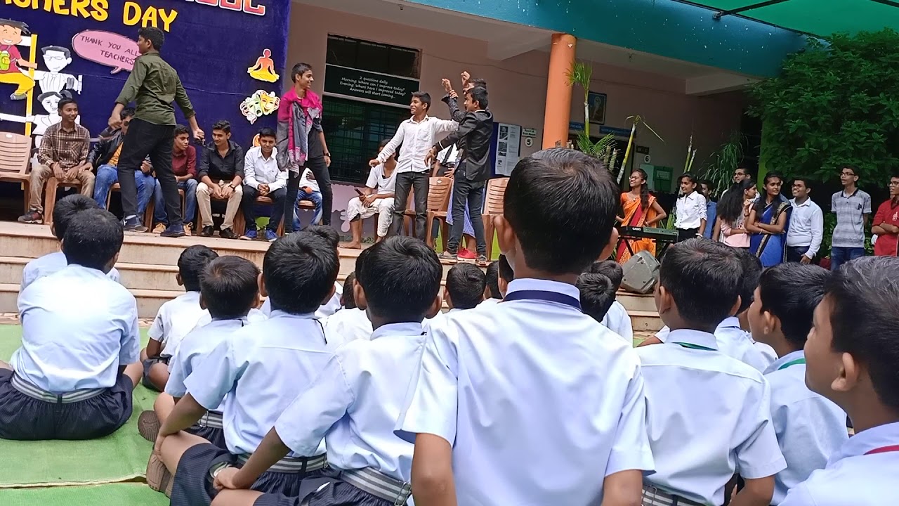 Teacher's day drama by Chanda public school 10th standard students