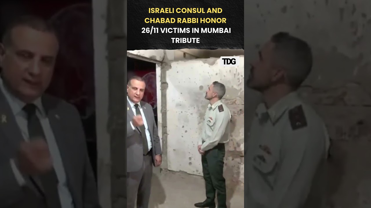#watch | Israeli Consul General Kobbi Shoshani Visits Nariman House, Pays Tribute to 26/11 Victims