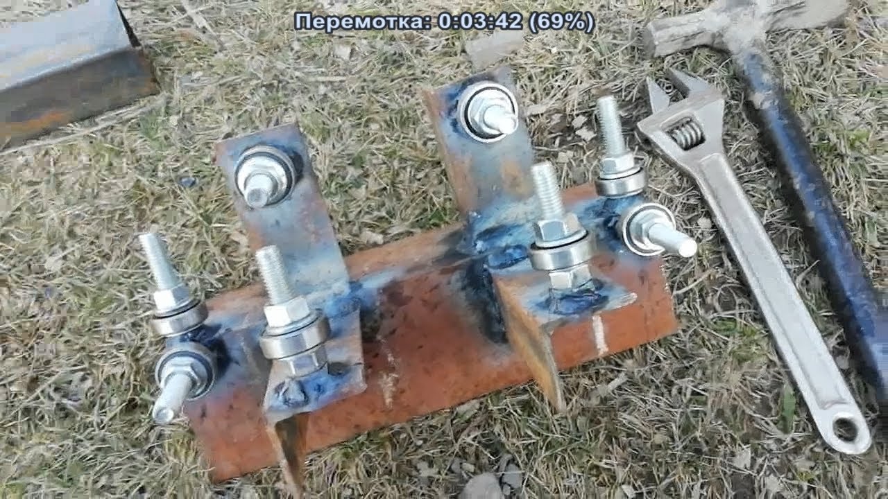 Система откатных ворот своими руками.Сам механизм(схема Якселя)
