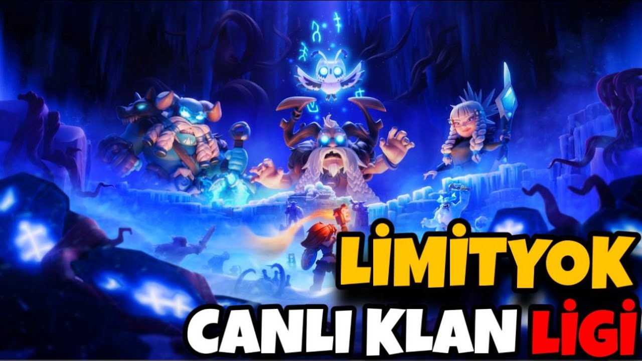 🔴7. GÜNE GELDİK - LİMİTYOK CANLI KLAN LİGLERİ ( BİLET ÇEKİLİŞİ ) !!  Clash of Clans