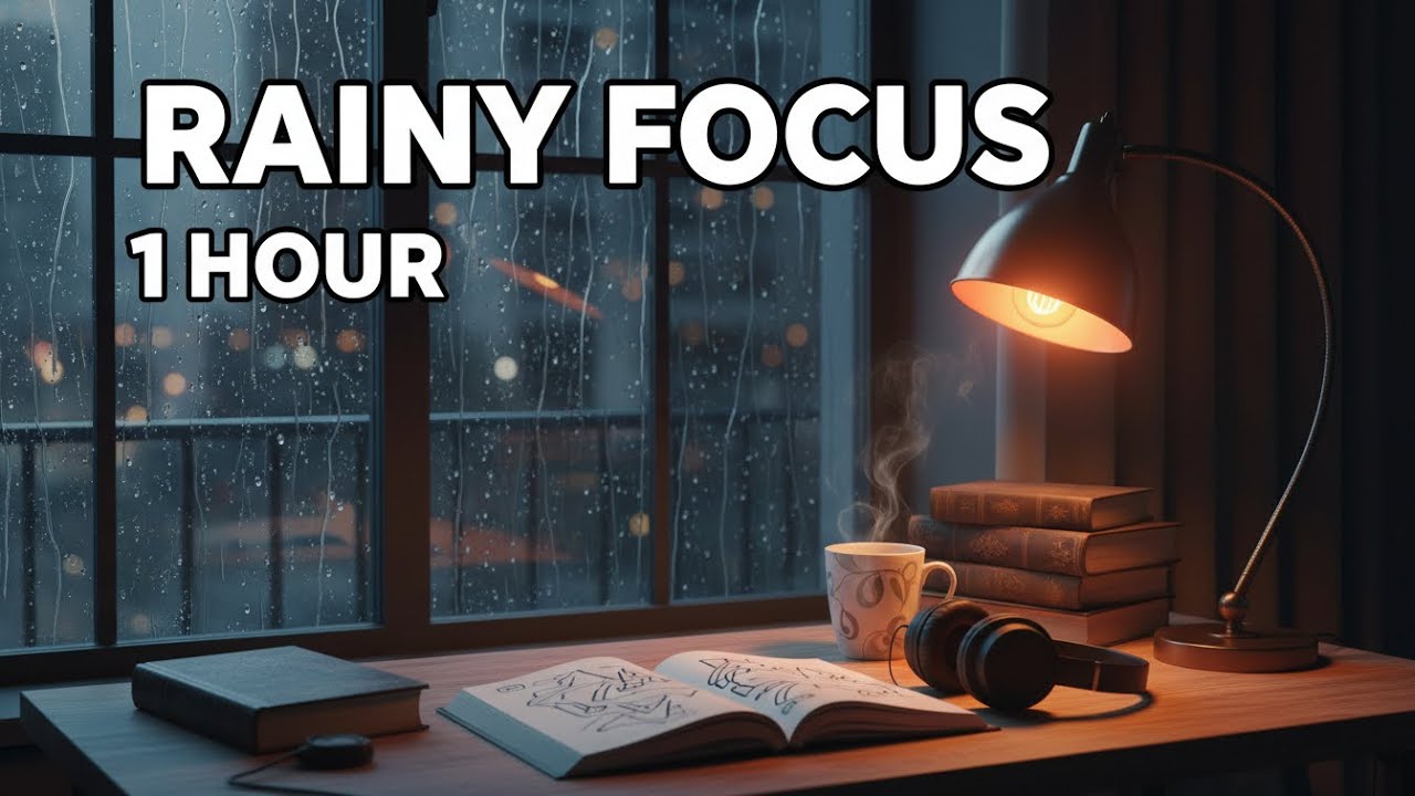 Rainy Deep & Creative Focus 🌧 1 Hour Cozy Lofi Study Music