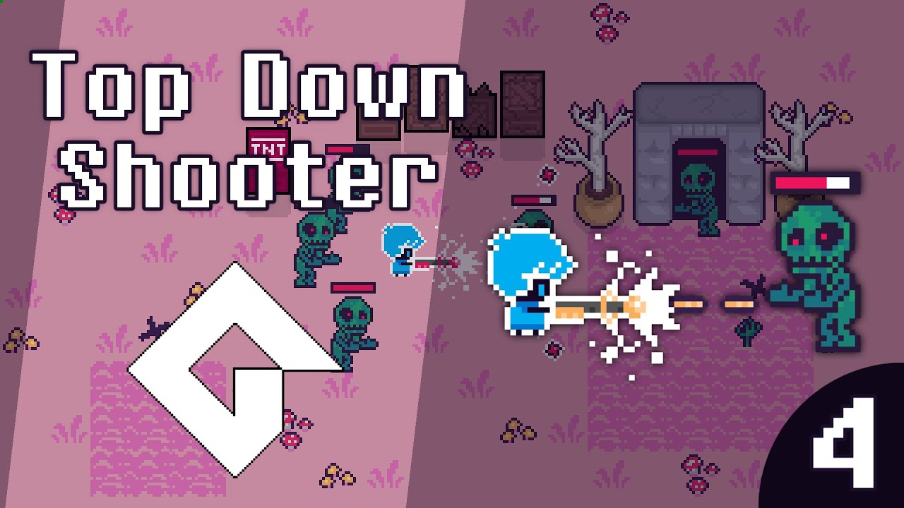 How to Make a Top Down Shooter in GameMaker Studio 2! (Part 4: New Guns and Weapon Swapping)