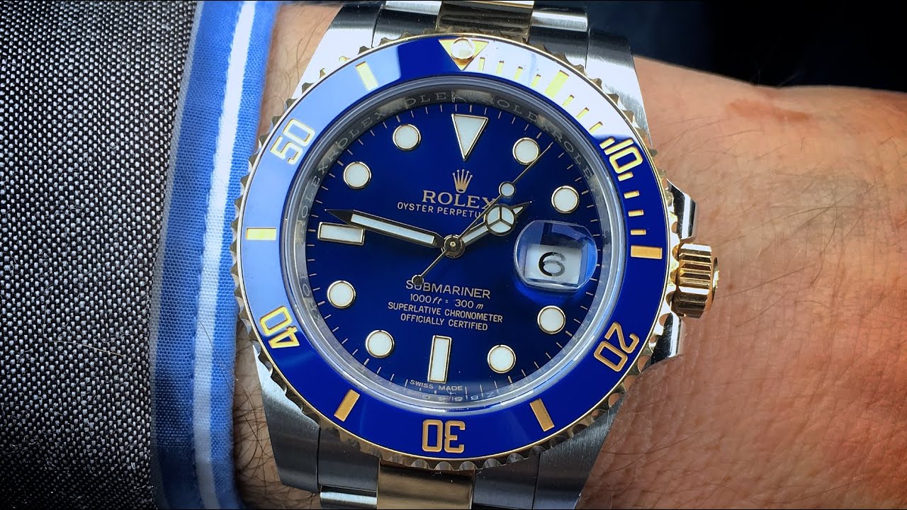 Rolex Submariner ref# 116613LB "Two Tone"